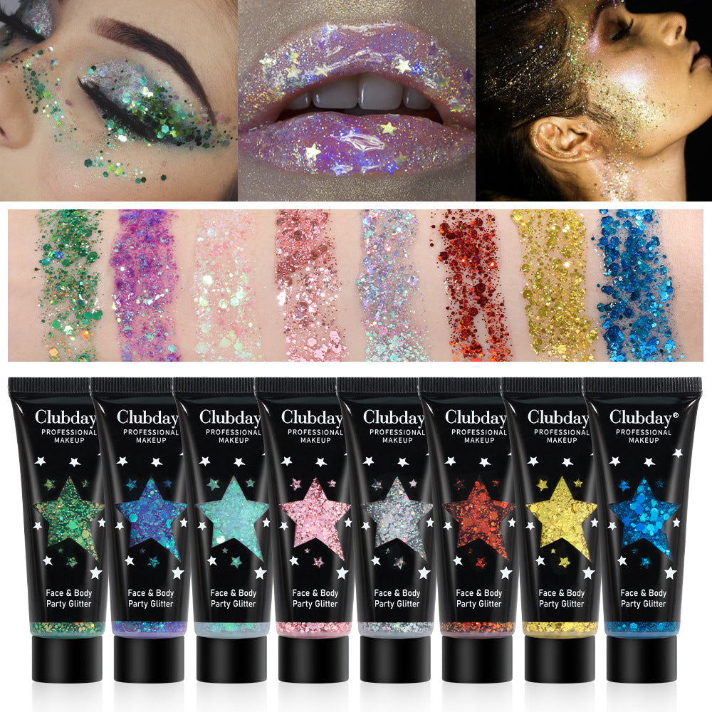 Beauty Explosive Gel Liquid Sequins Body Eye Shadow