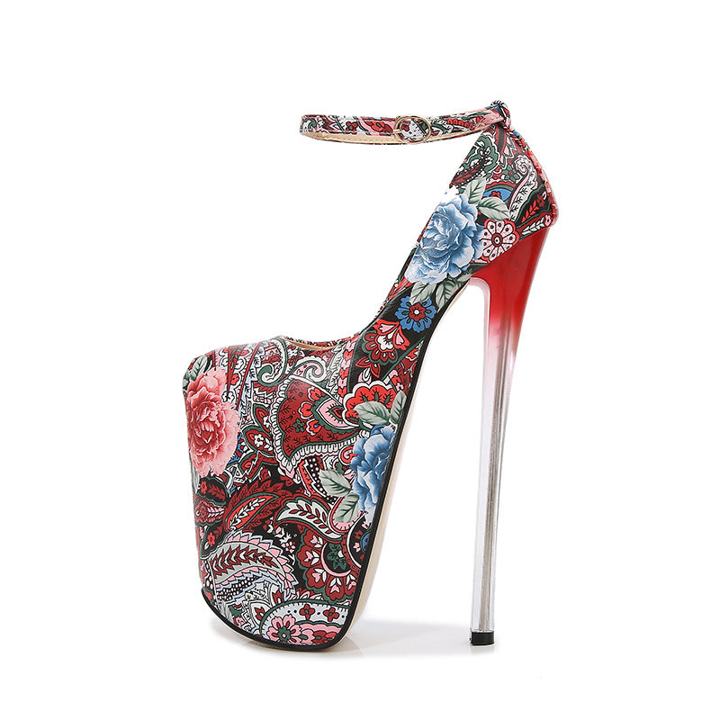 Stiletto Ethnic Style Super High Heels