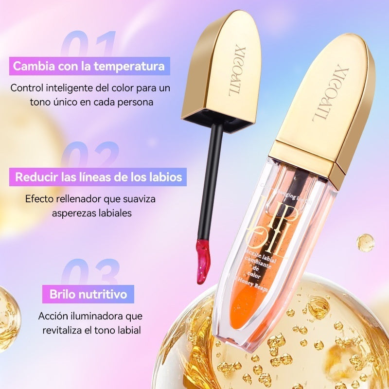 Lip Gloss Color Changing Lip Oil Lip Nourishing Moisturizing Hydrating