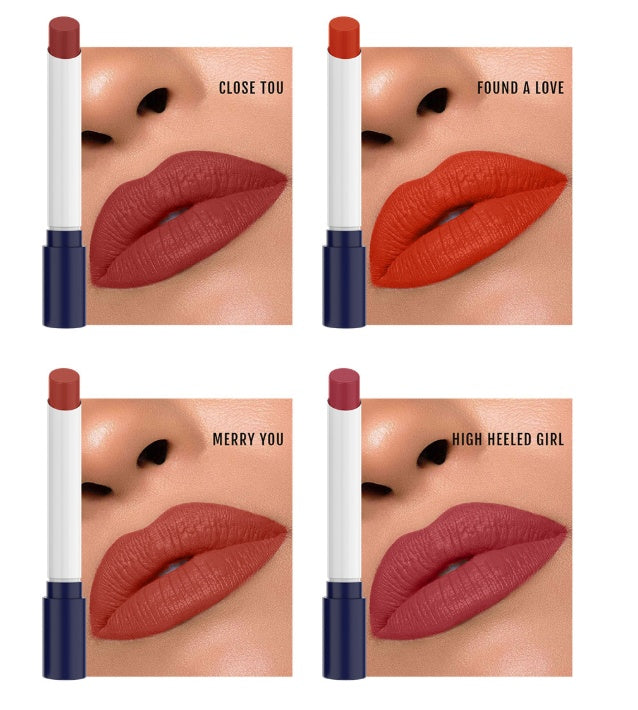 Long lasting cigarette tube lipstick set