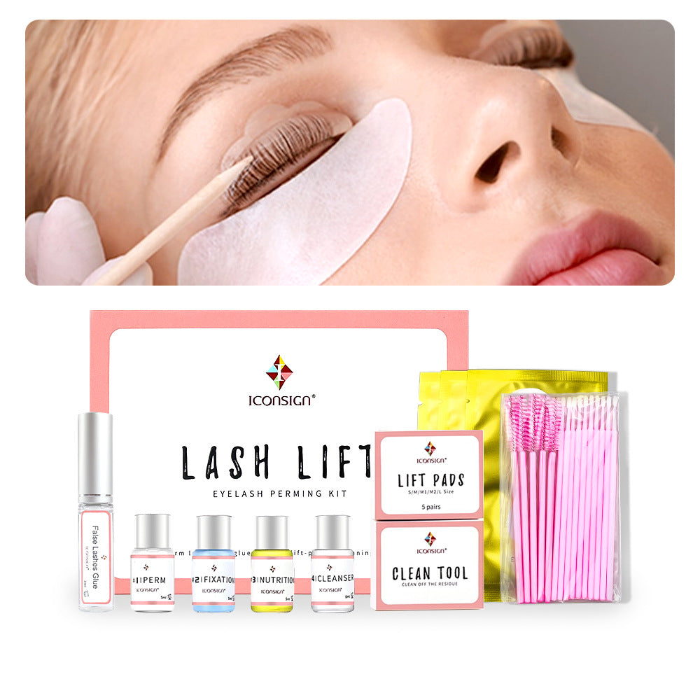 ICONSIGN Eyelash Perming Keratin Kit For Long-lasting Curly Lashes  Easy Eyelash Perming