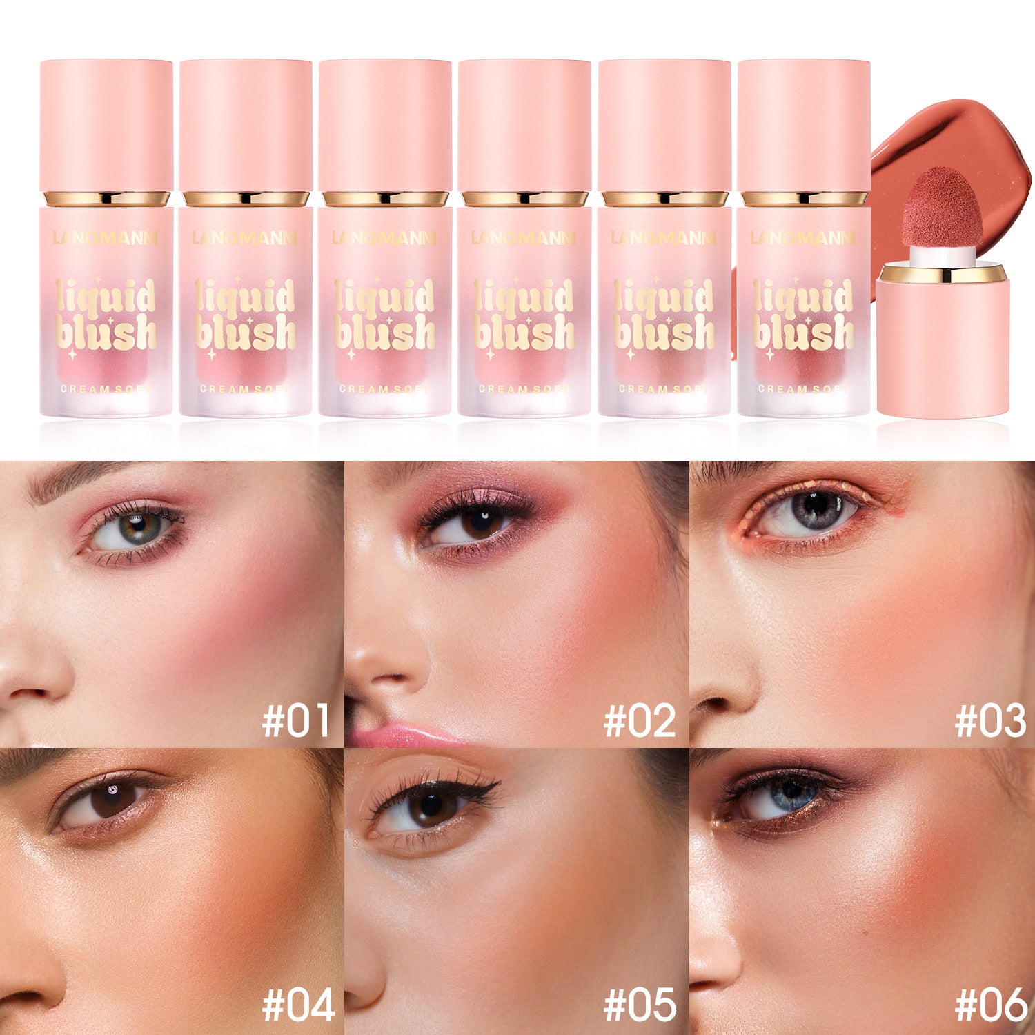 Liquid Blush Facial Makeup Repair