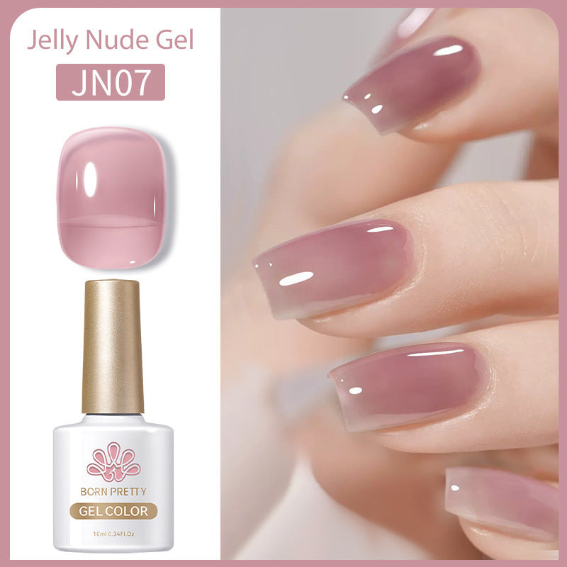 Nail Polish Transparent Color UV Polish Jelly Phototherapy Plastic