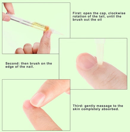 Fruity nail polish repairs moisture