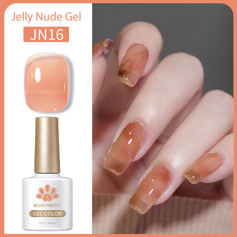 Nail Polish Transparent Color UV Polish Jelly Phototherapy Plastic