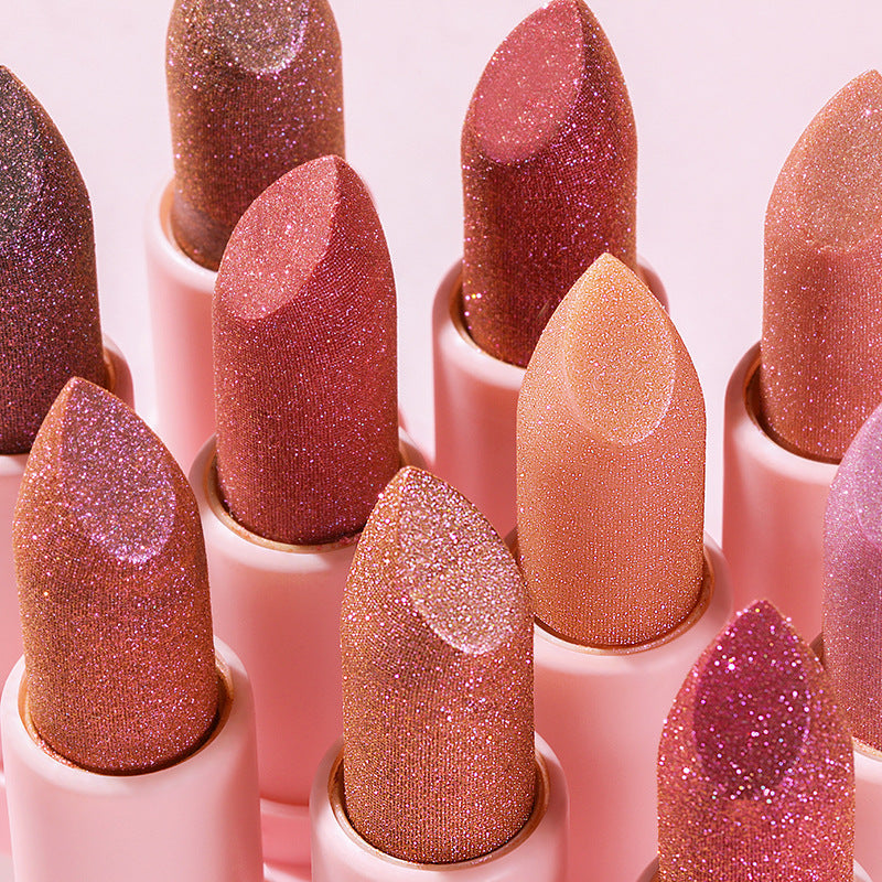 Metal Pearlescent Lipstick Lip Lacquer