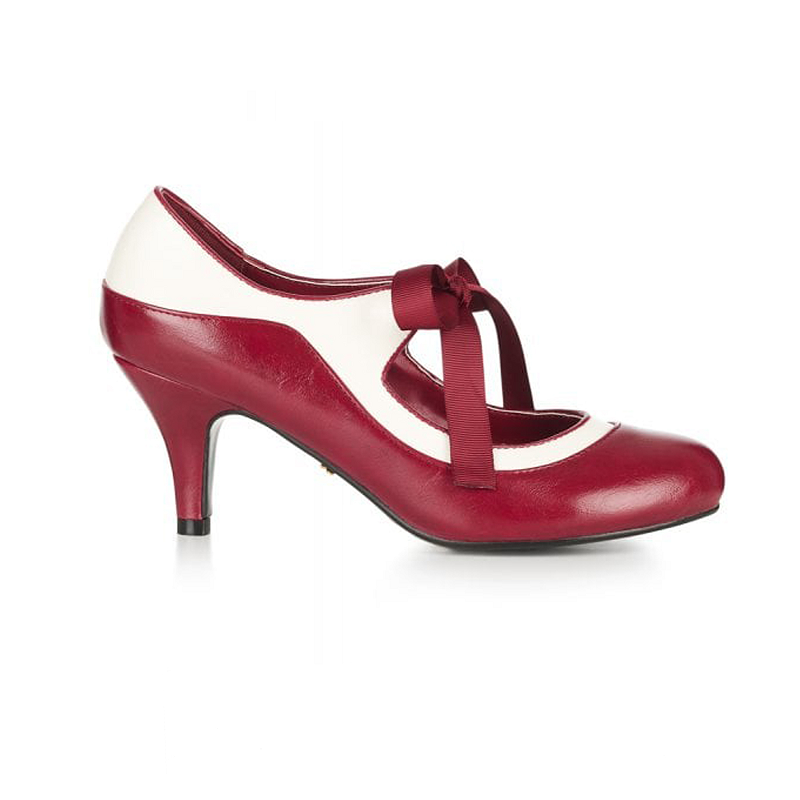 color matching bowknot high heels