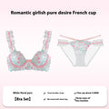 Lace Embroidery Lingerie Set