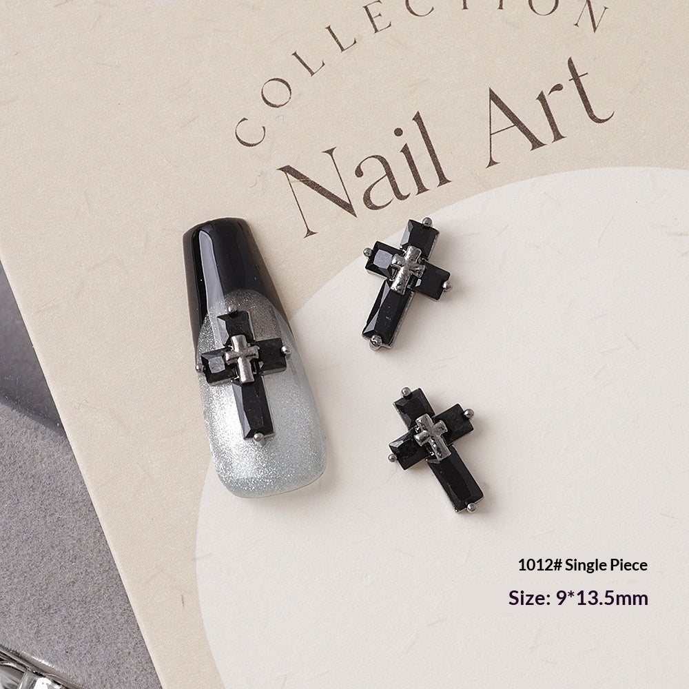 Retro Halloween Zircon Nail Art Accessories