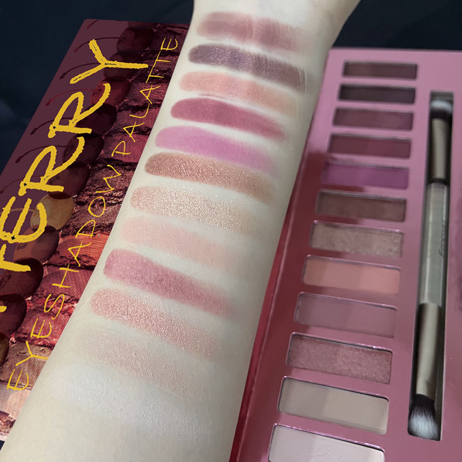 12 Colors Eye Shadow Plate Matte Shimmer Powder