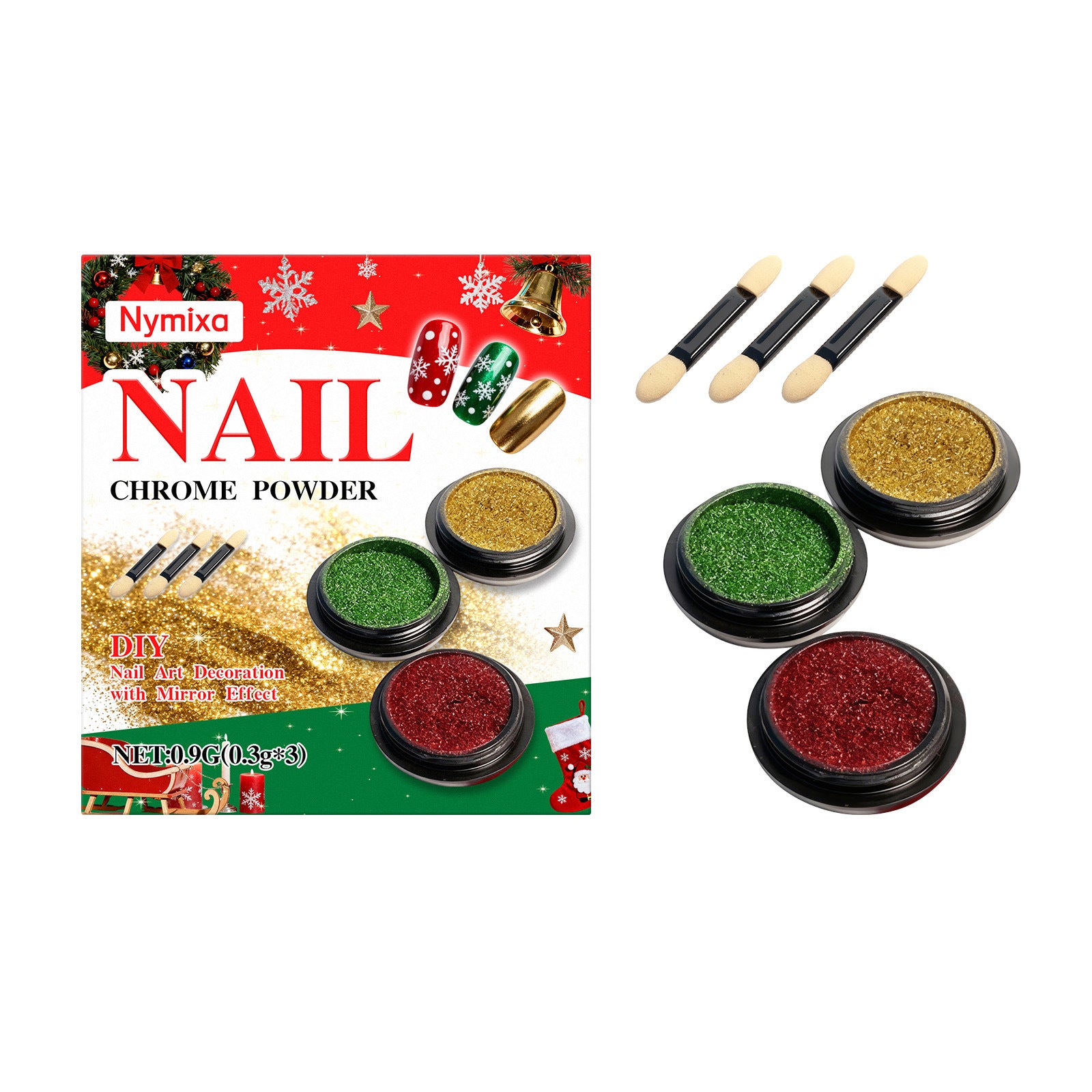 Magic Mirror Glitter Nail Art Kit Nail Art Decorations