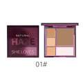 Five Color Contouring Palette Waterproof Concealer Matte Nose Shadow