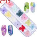 Nail Art Bright Powder Laser Symphony Candy Paper Nail Sticker