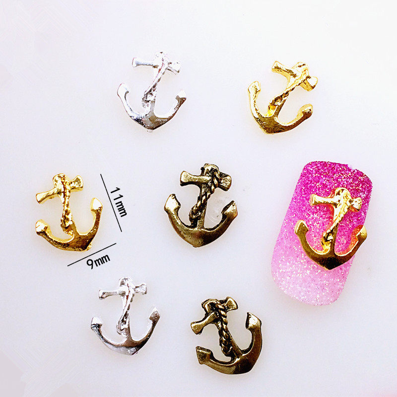 Anchor Alloy Nail Art Stickers
