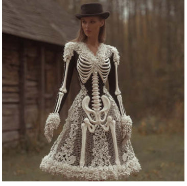 Halloween Women's Round Neck Imitation Wool Sweater