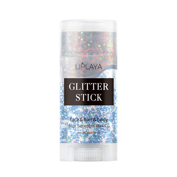 Sequins Stick Three-color Magic Eye Shadow Convenient