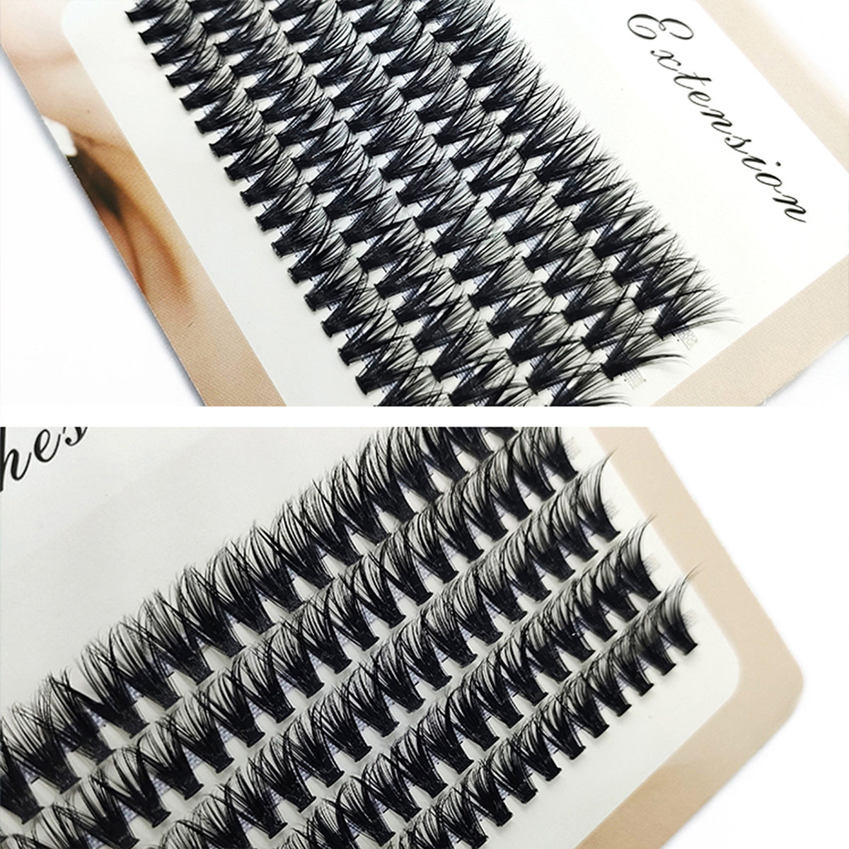 5 Rows Of 40D Clusters Of 10 0 Segmented Lashes