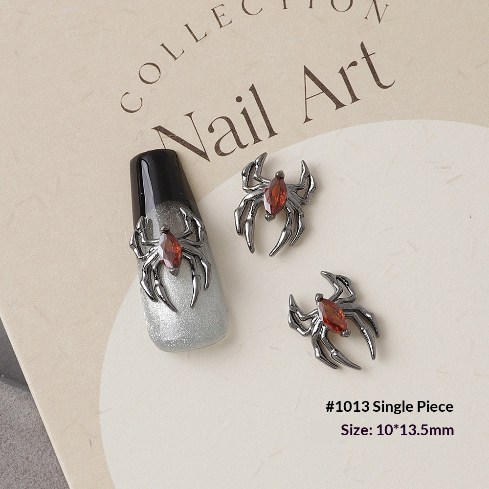 Retro Halloween Zircon Nail Art Accessories