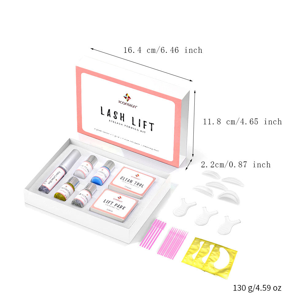 ICONSIGN Eyelash Perming Keratin Kit For Long-lasting Curly Lashes  Easy Eyelash Perming