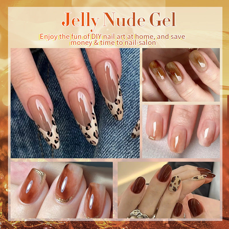 Nail Polish Transparent Color UV Polish Jelly Phototherapy Plastic